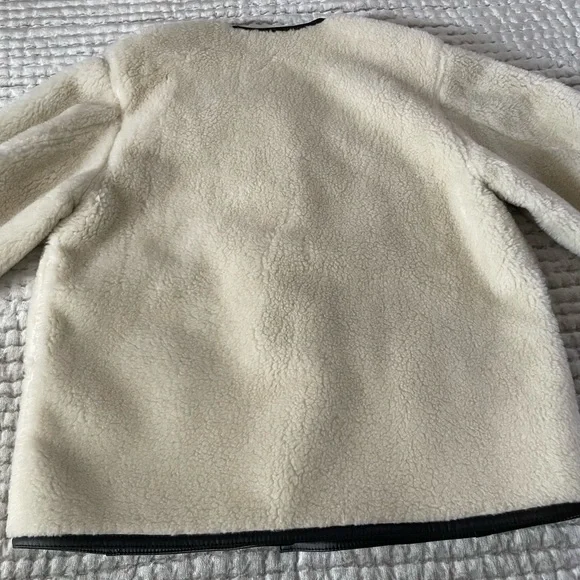 Korea by We Are Shearling Jacket Wool blend Teddy Double Sided One Size - Picture 8 of 16